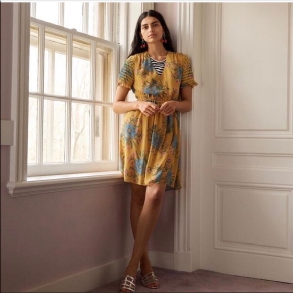 Madewell Dresses & Skirts - Madewell Sweetgrass Ruffle-Sleeve Dress